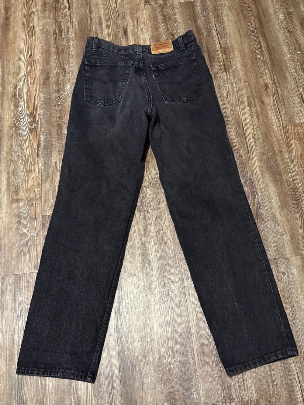 Levi's 701 Student Straight Leg Jeans Women's 29 Button Fly High Rise in Black